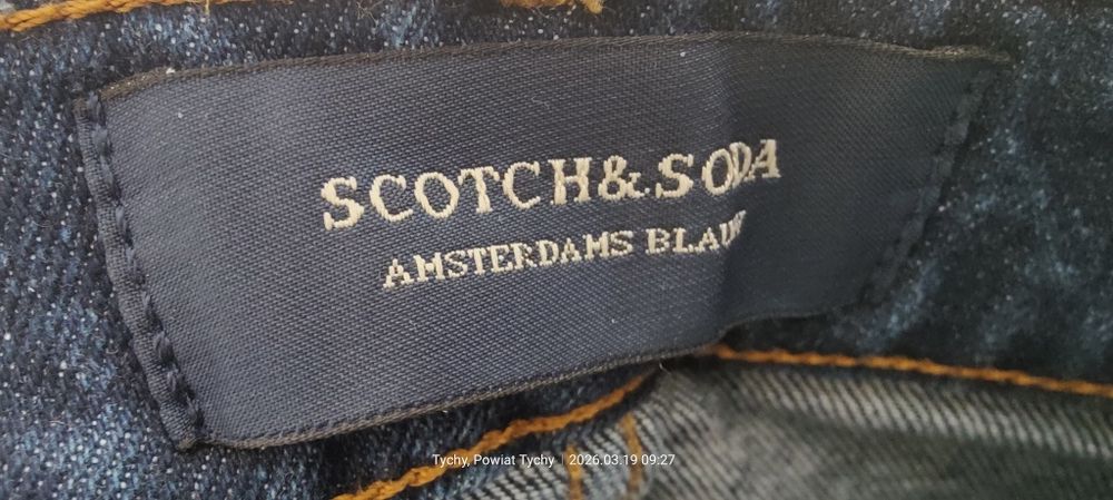 Markowe Spodnie jeansowe firmy Scotch & Soda