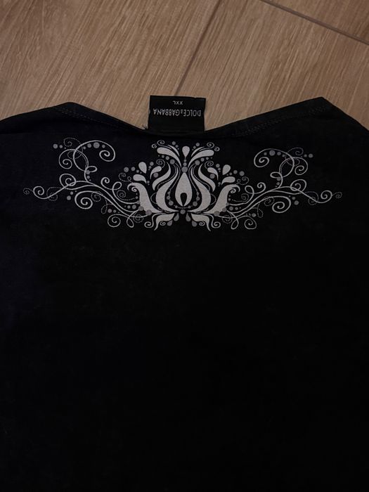 чорний лонгслів dolce & gabbana