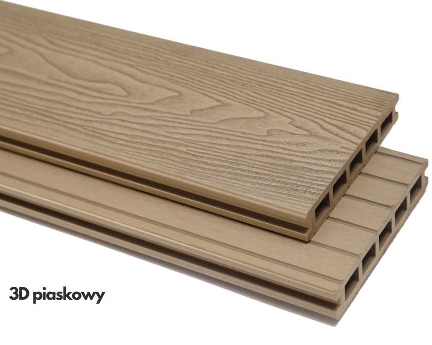 deska tarasowa kompozytowa PACO 3D brąz szary grafit antracyt 5,8m mb