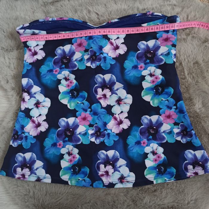 Top od bikini w kwiaty