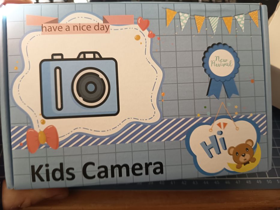 Câmera com impressora criança