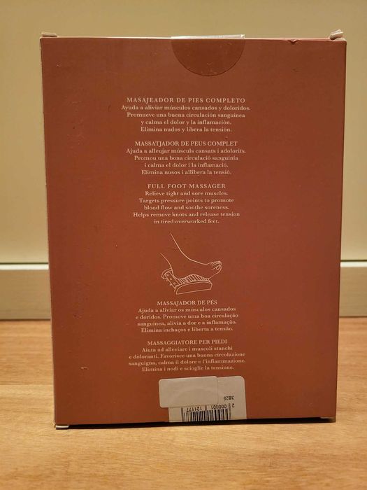 Massajador Pés Madeira - Natura (NOVO)