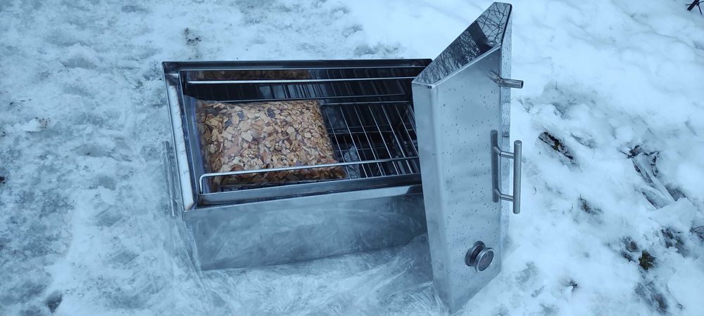 Коптильня, Коптільня 2мм от производителя велика с нержавейки