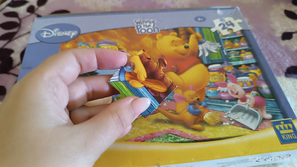 Пазли  Вінні пух і Міккі Маус