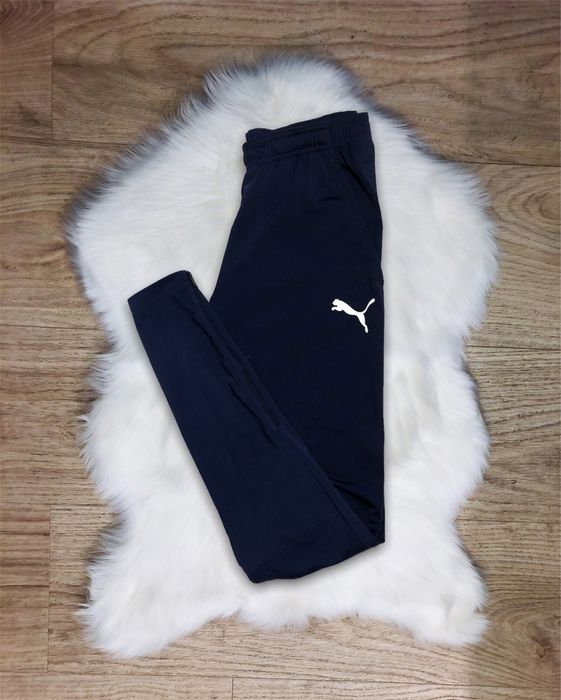 Spodnie dresy Puma rozmiar S granatowe