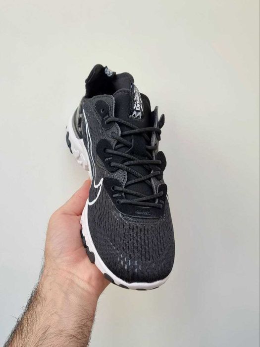 Чоловічі кросівки Nike React Vision "Black/White" Розміри 40-45