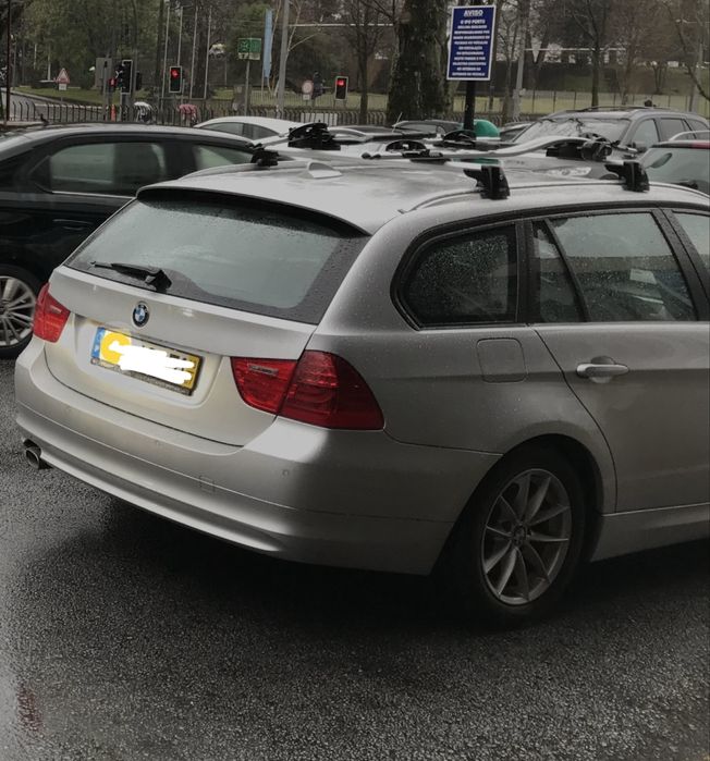 Barras tejadilho BMW + suportes bicicleta da thule