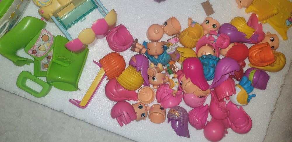 Grande lote de pinypons com muitos acessórios