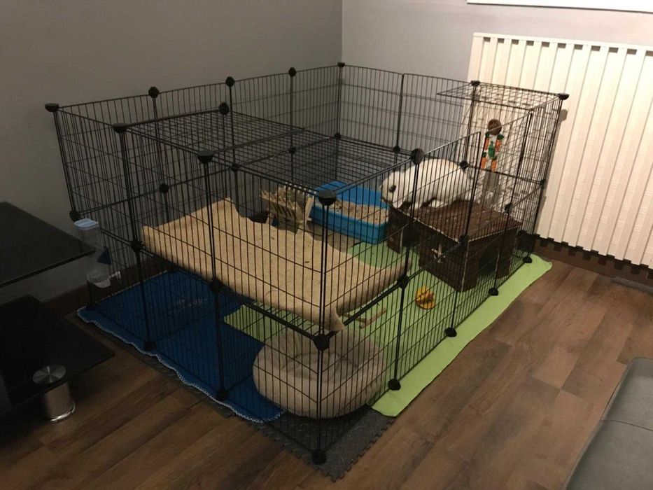 Wybieg NOWA Klatka Kojec dla KRÓLIKA Świnki Chomika PSA Modułowa DUŻA