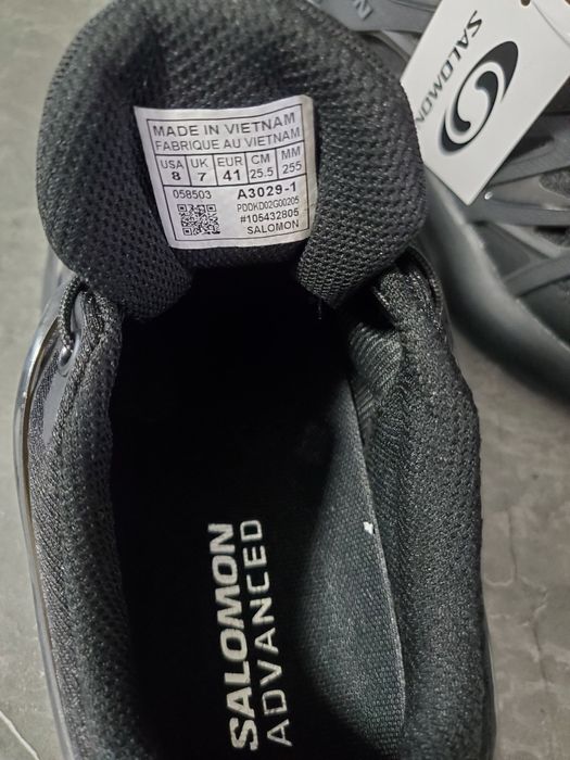 РОЗПРОДАЖ!!! Salomon  XT  PU. RE Advanced чорні чоловічі кросівки