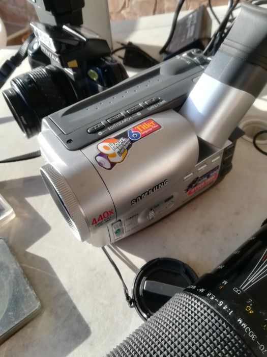 maquina fotografica Pentax Sf7, Camara e lentes