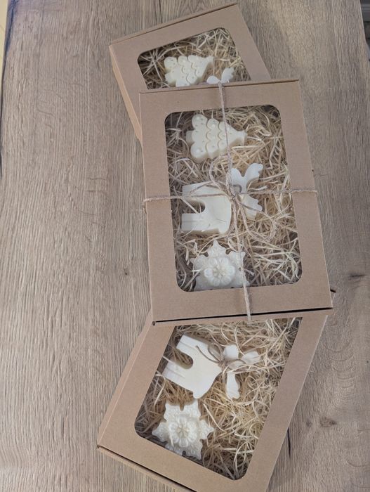 Magiczny Zestaw Świąteczny: Świece Sojowe na Prezent (EKO)
