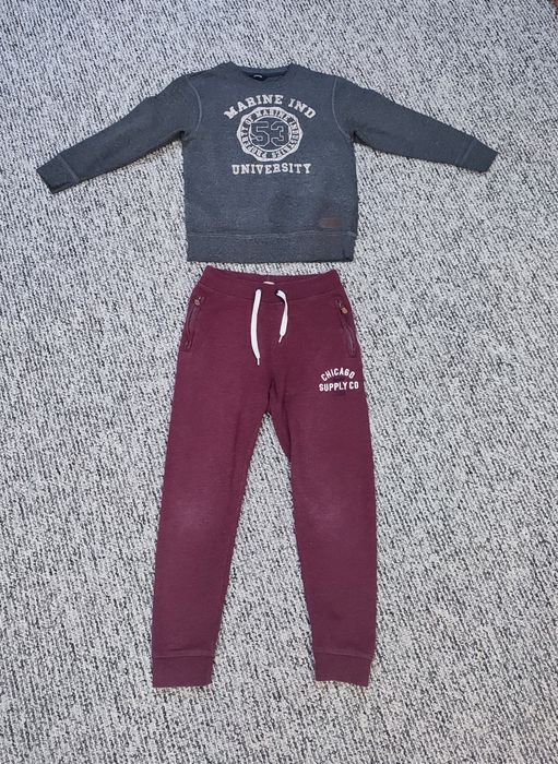 Bluza dresowa 134 zestaw komplet 6 szt + gratis