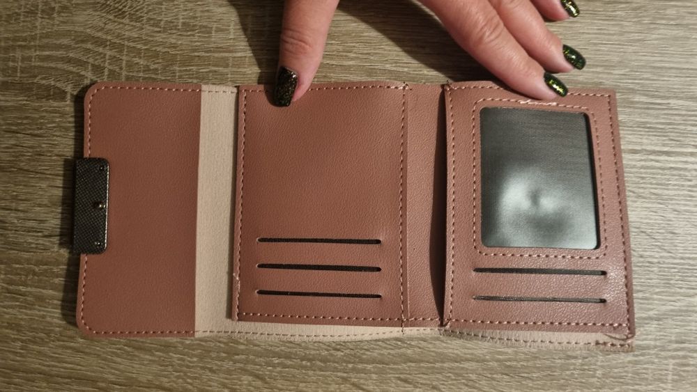 Portfel jasnoróżowy