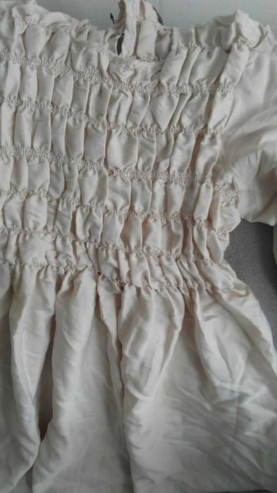 Платье бежевое миди HOUSE BRAND, размер S