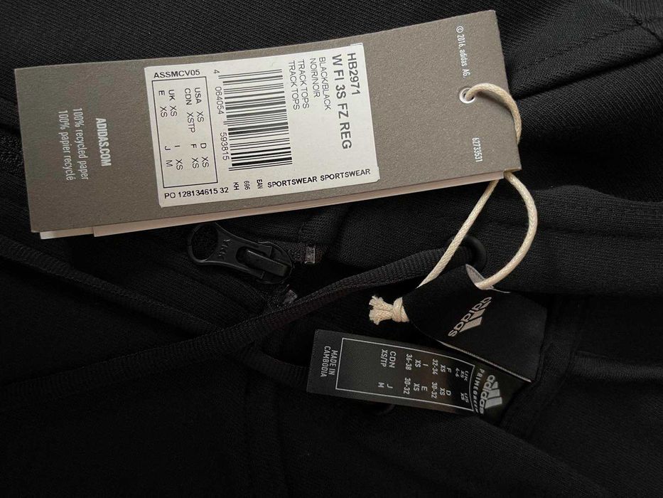 Женская толстовка на замке/ кофта "Adidas" ОРИГИНАЛ !