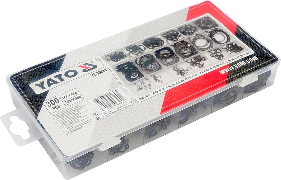 Zestaw pierścieni Segera zewnęt. 300szt. YT-06880