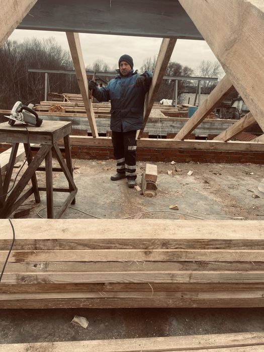 Кирпичьная кладка кровельние роботи