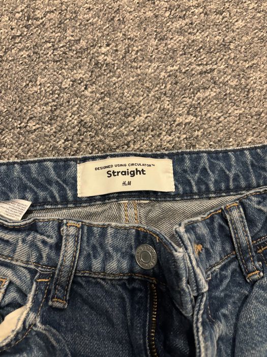 Jeansy H&M straight r. 34 (xs)