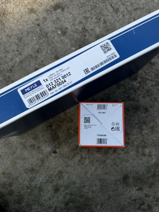 Повітряний та оливний фільтр smart 451