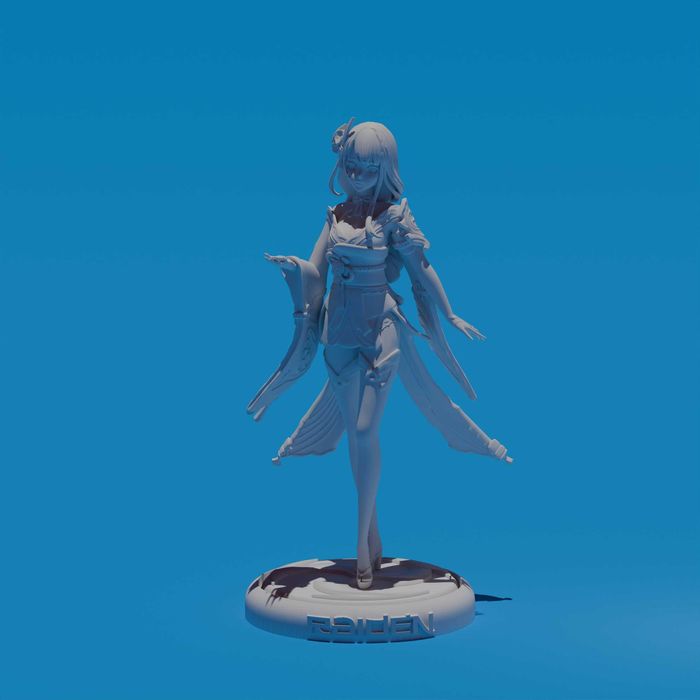 Figurka Raiden Shogun z Genshin Impact