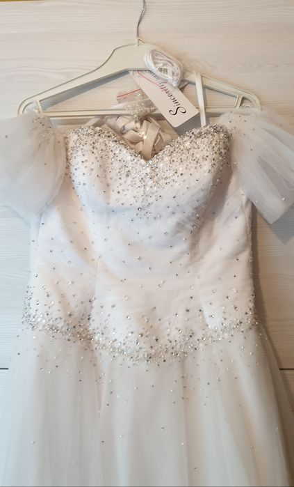 Suknia ślubna Sincerity Bridal model 3621 biała XL