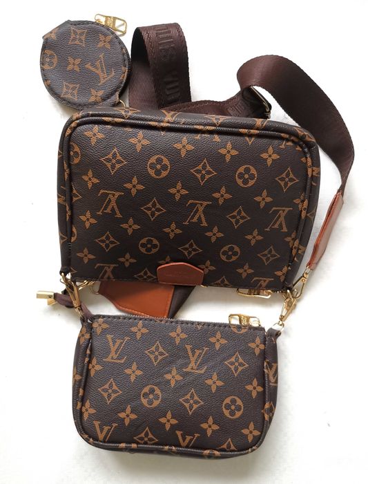 Louis Vuitton brązowa torebka na ramię