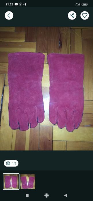 Шкіряні зварювальні  рукавиці