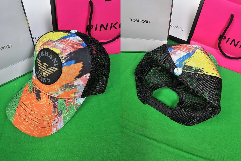 Czapki z daszkiem Guess Armani Bejsbolówki Premium Czapka