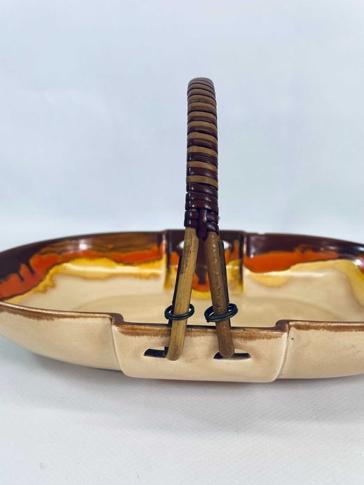 Patera ceramiczna Lawa z bambusem