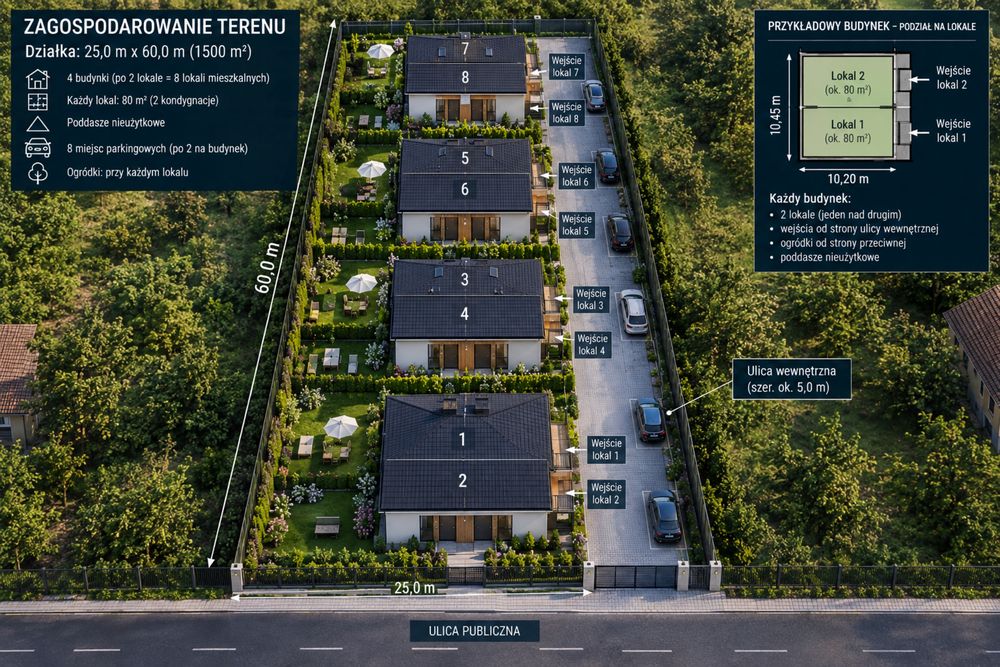 Sprzedam dwie dzialki w Legionowie w świetnej lokalizacji - Więcej