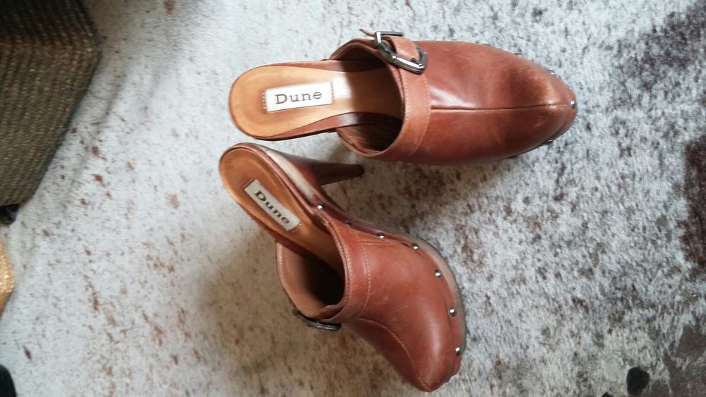 Кожаные сабо DUNE