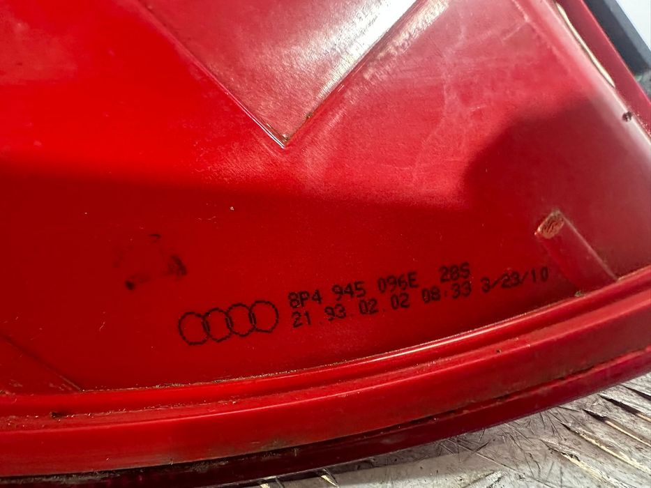 Conjunto Farolins Tras Traseiro Direito Esquerdo Original Audi A3