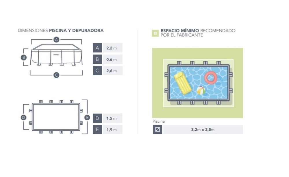 Piscina tubular INTEX 1662L