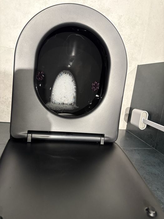 Miska WC czarny mat