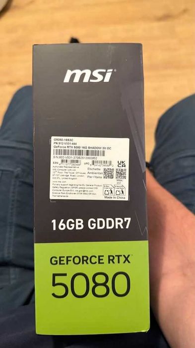 Nowa Karta MSI GeForce RTX 5080 Shadow 3X OC