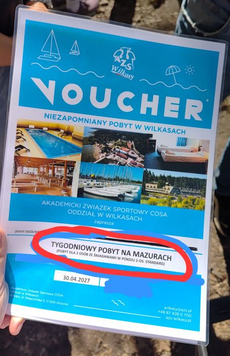 Voucher na mazury