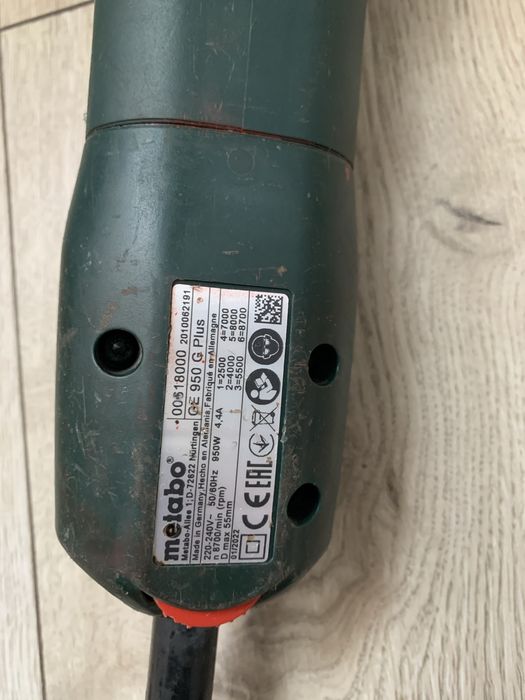 Пряма шліфмашина Metabo GE 950G Plus
