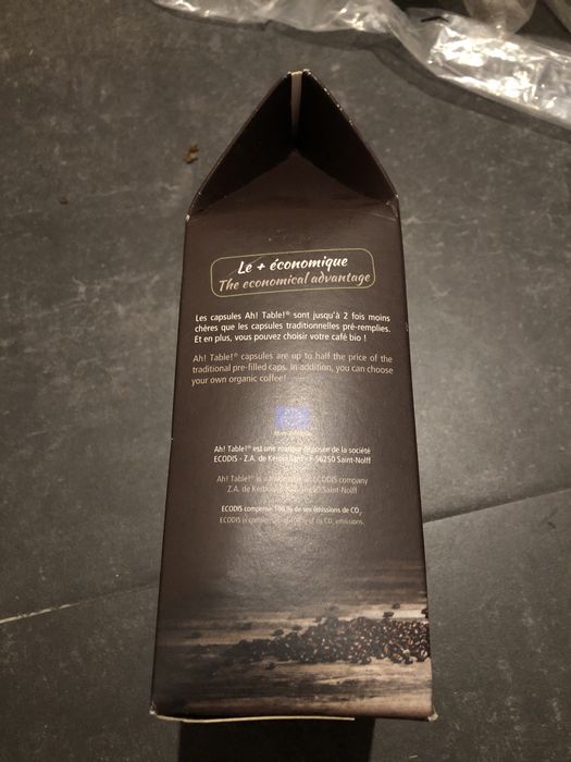 Capsulas de cafe ecologicas NOVO