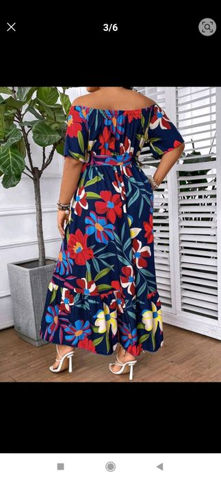 Kolorowa sukienka hiszpanka