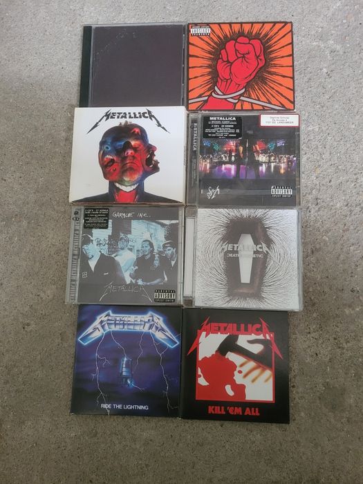 Coleção 8 cds Metallica