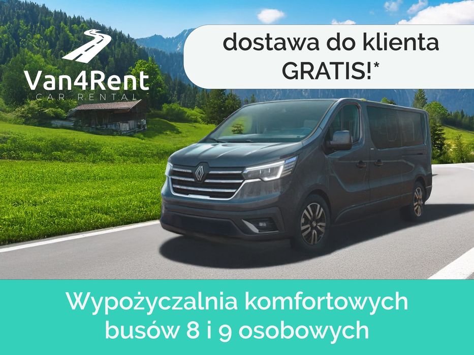 Wynajem busa 8 i 9-osobowego | wysoki standard | Legnica i okolice