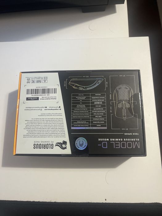 Rato glorious model D ( selado/novo)