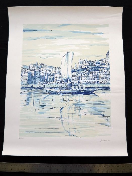 Serigrafia Lisboa Porto Coimbra gravura quadro paisagem