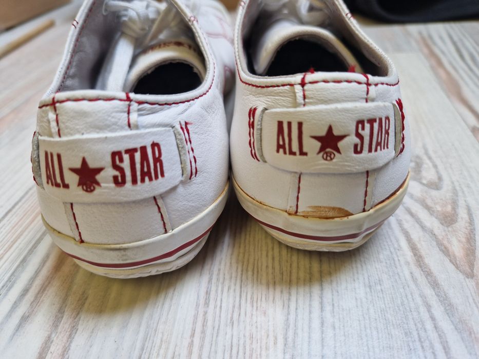 Converse białe skórzane trampki rozmiar 37