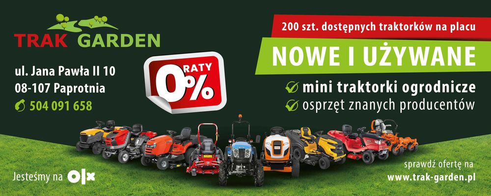 NOWY traktorek kosiarka CUB CADET XT1 OS96 Trak-Garden