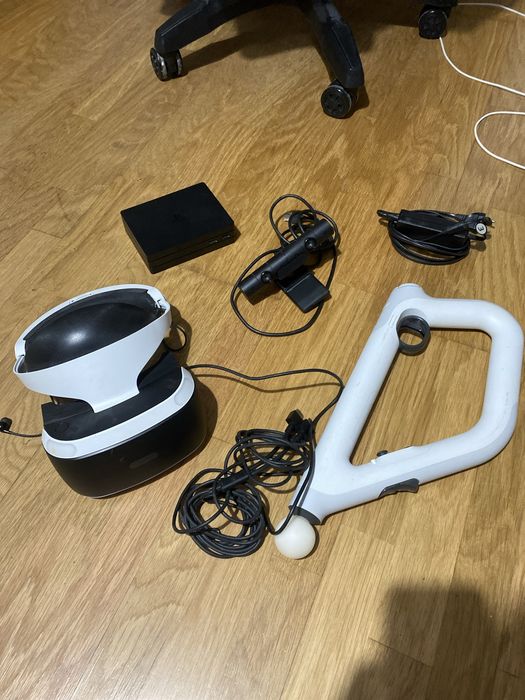 PSVR c/ pouco uso, Oferta de AIM CONTROLLER na compra