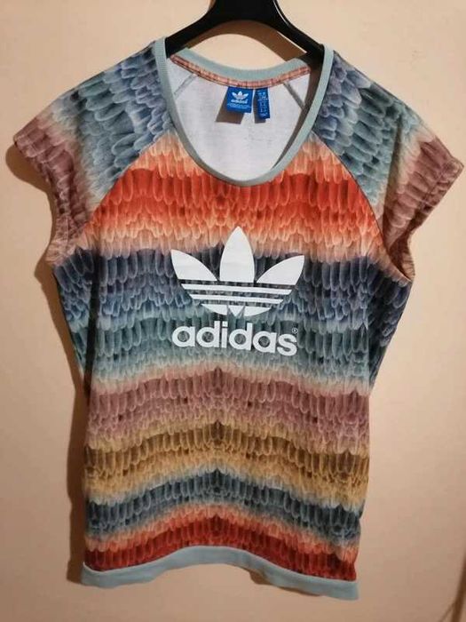 Kolorowa tunika Adidas roz. L