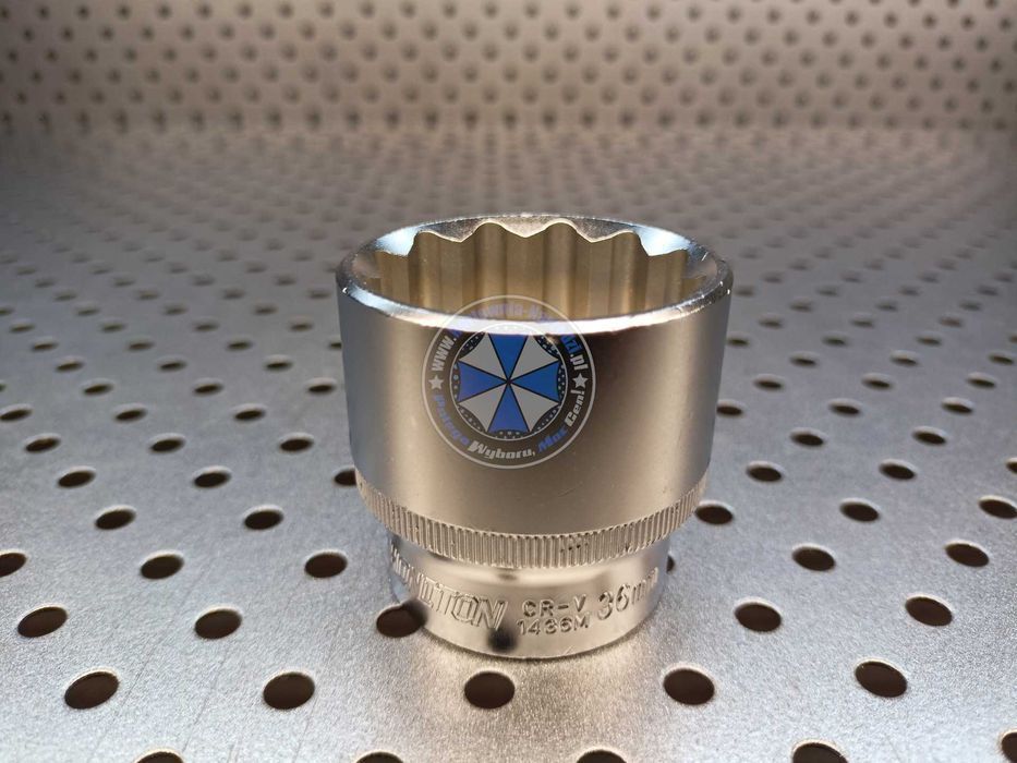 Nasadka 36mm 1/2" nasadka 12-kątna 36mm nasadka dwunastokątna 36mm nasadka 1/2 36mm klucz nasadowy 36mm klucz 36mm klucz 12kątny 36mm