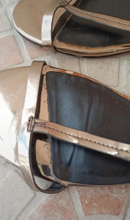 Sandálias Prateadas